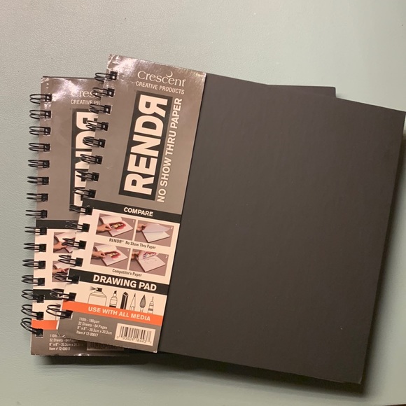 crescent rendr sketchbook Office 2 Rendr Sketchbooks New Poshmark